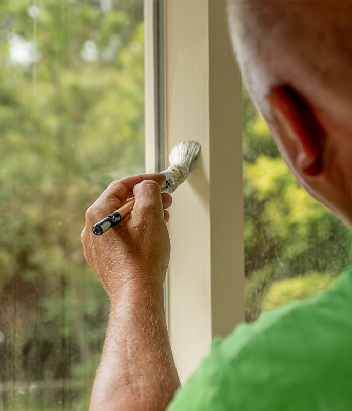 afwerking houtrot reparatie